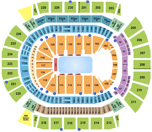 Desert Diamond Arena Disney On Ice Seating Chart